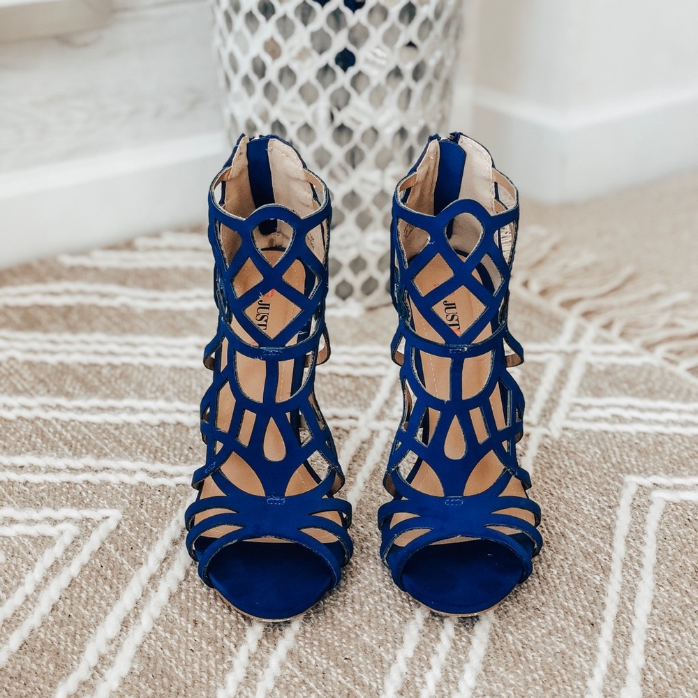 Blue heels